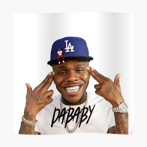rabbo Rap Dababy Hip-hop baby on baby Tour 2019 Poster RB0207 Sản phẩm Offical DaBaby Merch