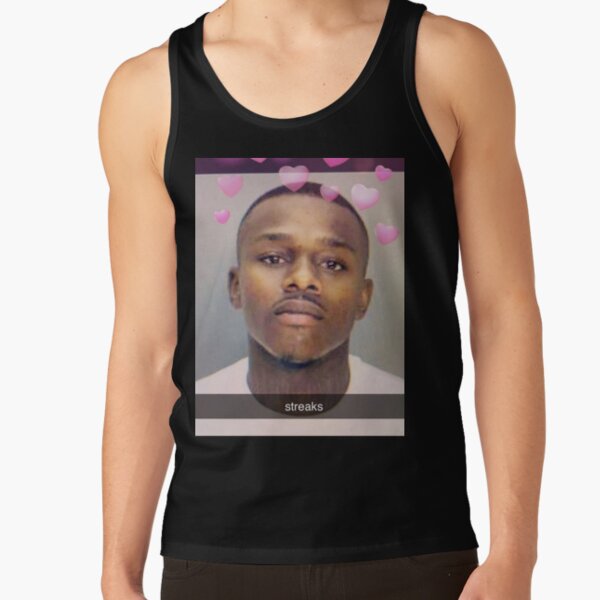 DaBaby Mugshot Snapchat Filter Tank Top RB0207 product Offical DaBaby Merch