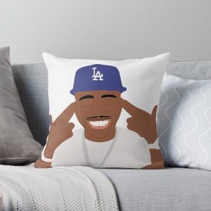 dababy face Throw Pillow RB0207 product Offical DaBaby Merch